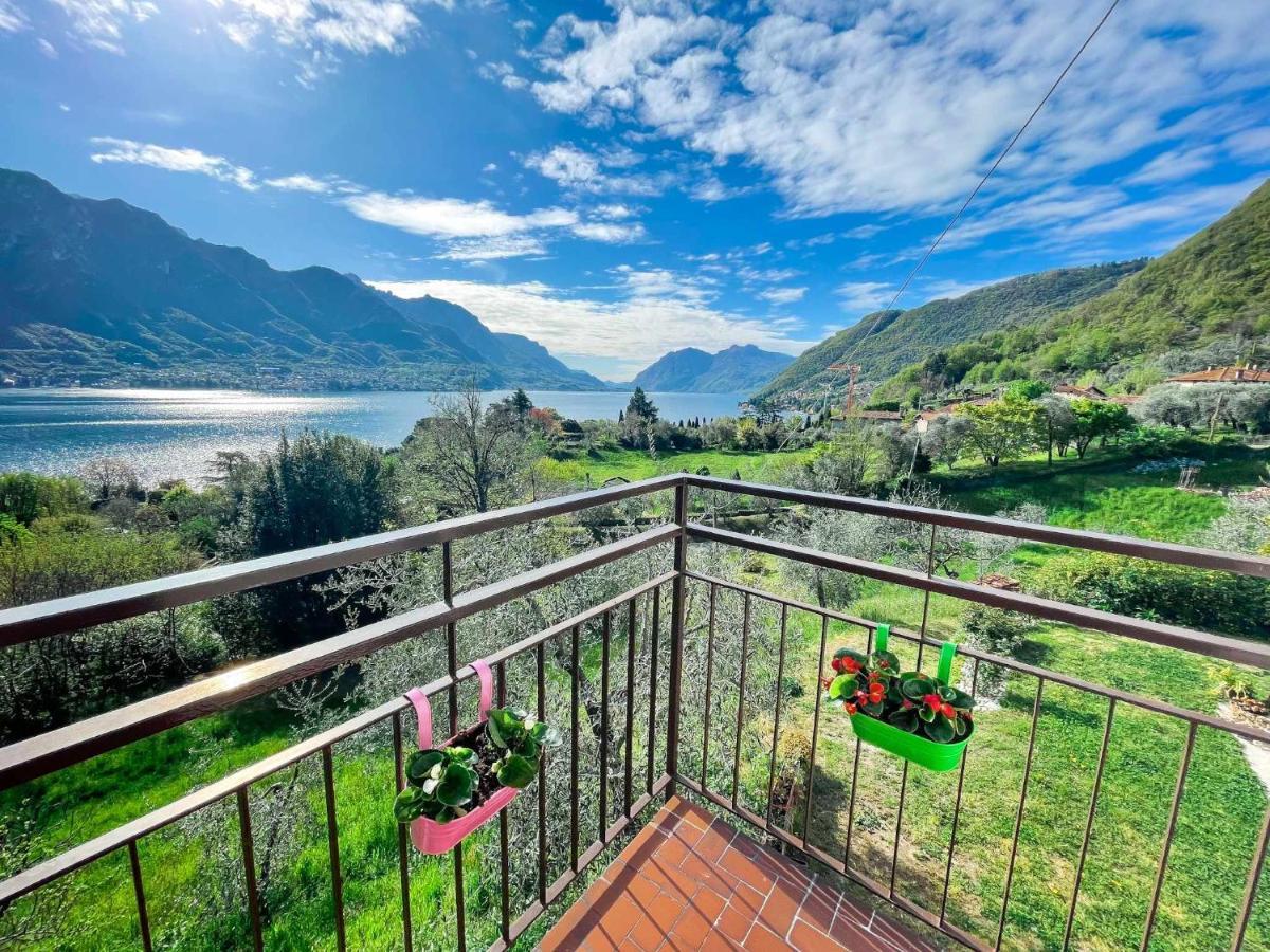 Appartamento Tivano Balcone Con Vista Lago 贝拉焦 外观 照片
