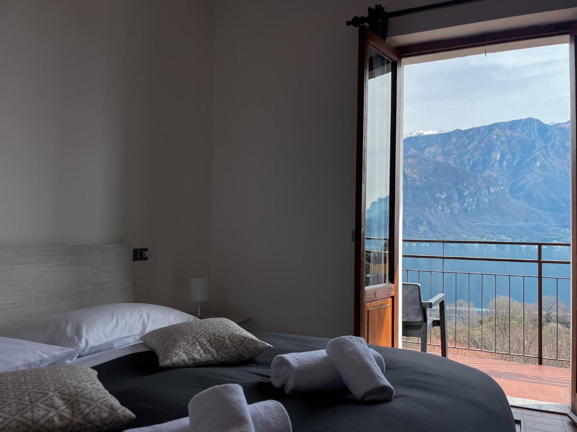 Appartamento Tivano Balcone Con Vista Lago 贝拉焦 外观 照片