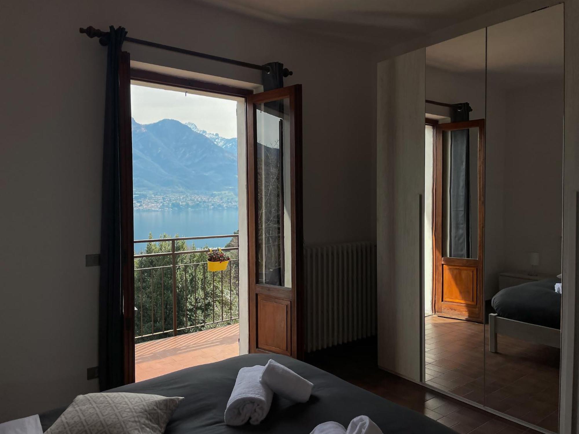 Appartamento Tivano Balcone Con Vista Lago 贝拉焦 外观 照片
